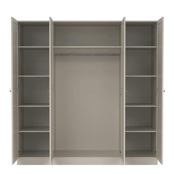 Furniture To Go Brande Wardrobe with 4 Frame Doors in Cashmere