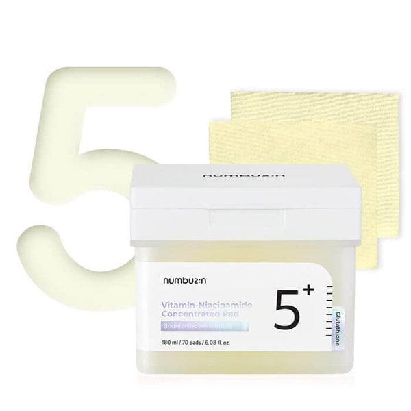 NUMBUZIN No. 5+ Vitamin-Niacinamide Concentrated Pad (70pads) 180ml