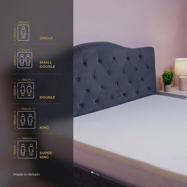 DS Living Puredream Memory Foam Mattress - 5 inch (13cm) Thick - Double - 4ft6