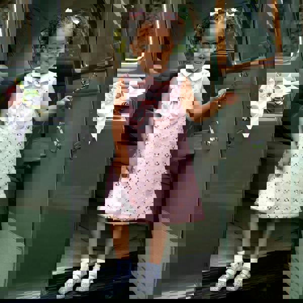 Rachel Riley Peter Pan Collar Sequin Party Dress