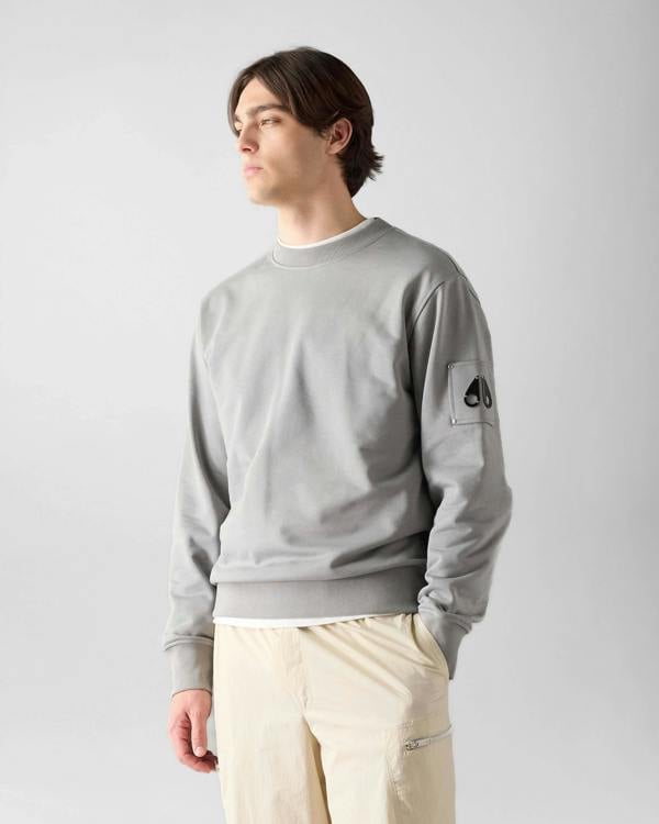 Moose Knuckles Hartsfield Mens Crew Neck Sweatshirt - Industry 1892