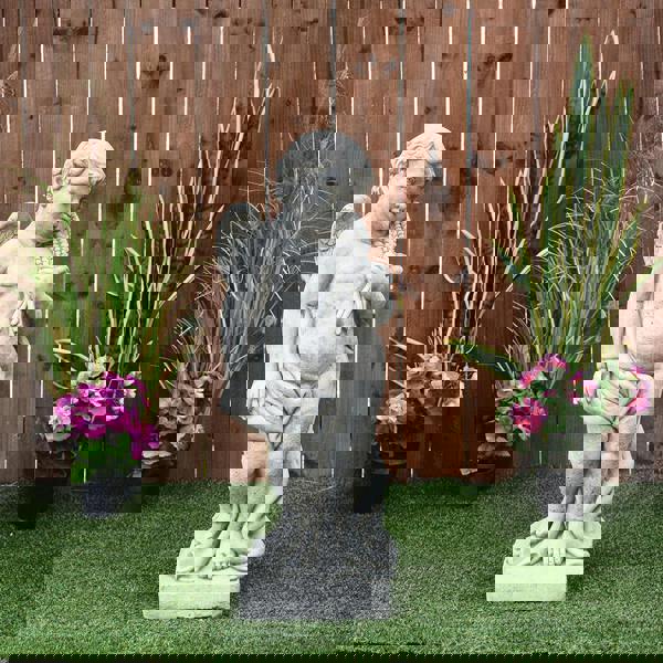 Large Cherub Statue Autumn Edition