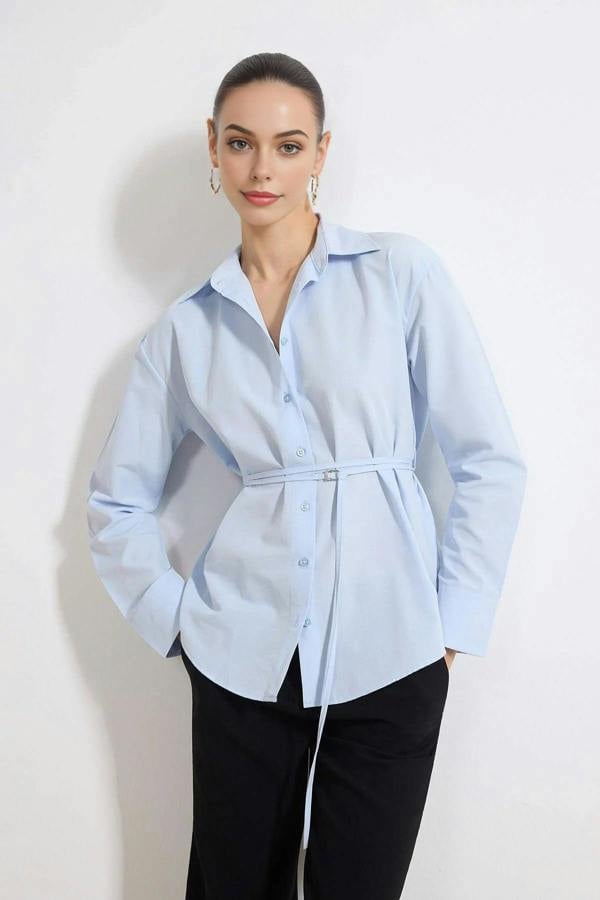 WOVCOR Belt Detail Shirt