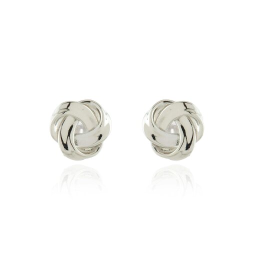 Cachet London Kelce Silver Clip On Earrings