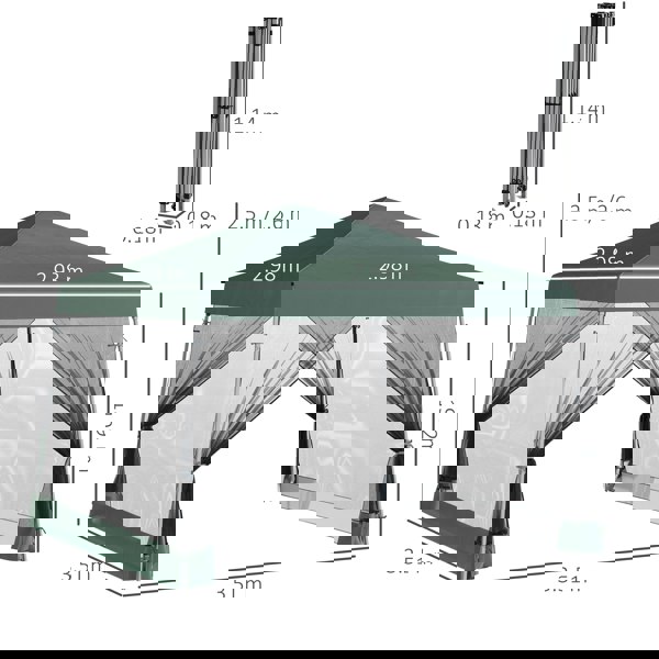 Pop up Canopy With Inclined Legs