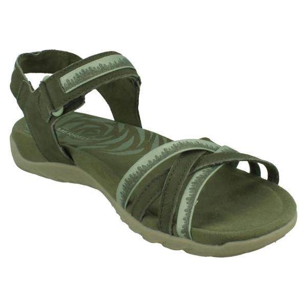 Merrell Ladies Merrell Strappy Summer Sandals Terran 3 Cush Cross J004576