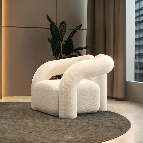 Philippa Boucle Sofa, Single Armchair-Ritconcept-Rit Concept
