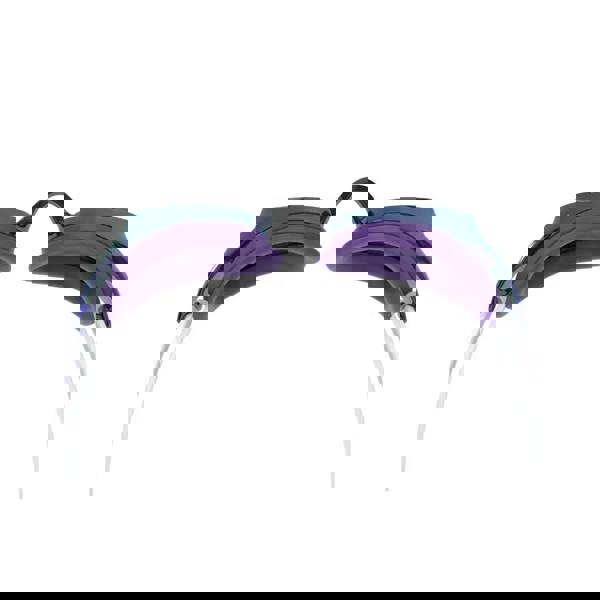 Speedo Vanquisher 3.0 Mirrored Womens purple black goggles with comfortable gasket