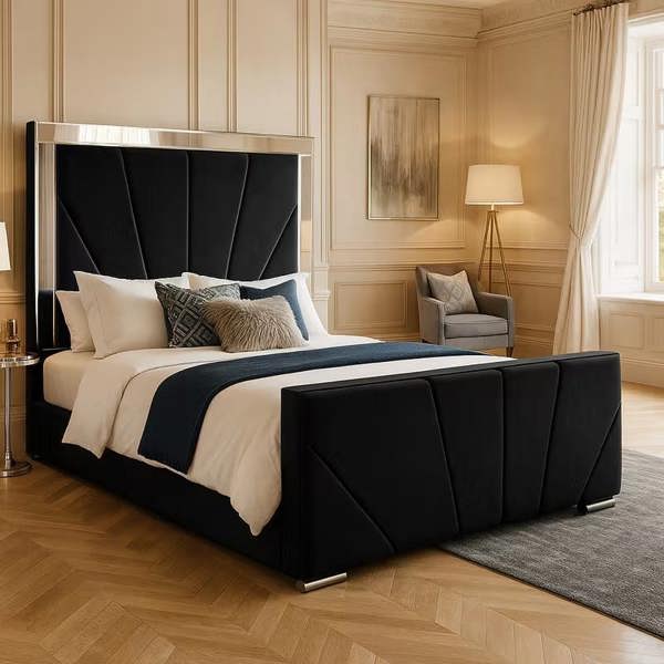 Paradise Beds Sunrise Mirrored Bed Frame