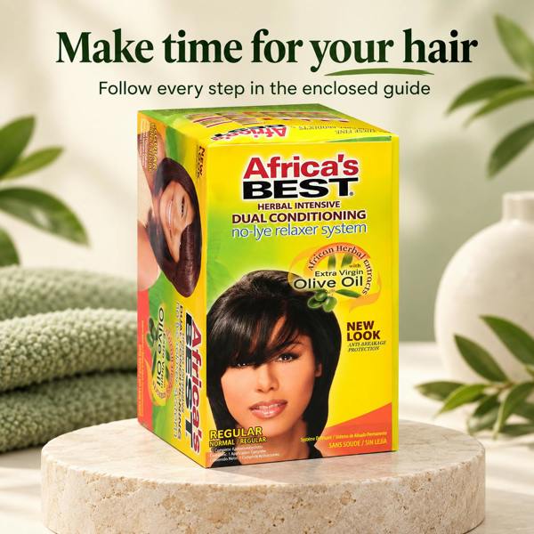 Africa's Best No-Lye Hair Relaxer Kit Regular