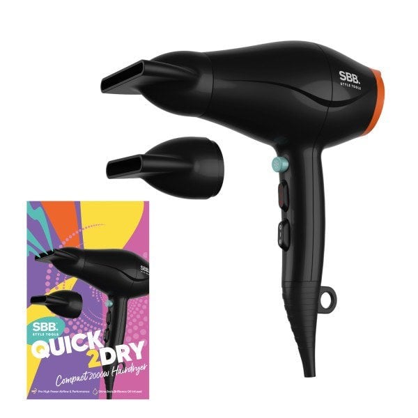 SBB Quick 2 Dry 2000W Compact Hair Dryer