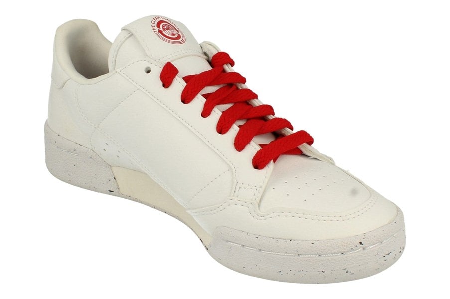 Adidas Originals Continental 80 Mens Trainers Sneakers  FU9787 - White White Red Fu9787 - Photo 3