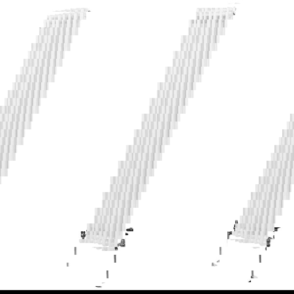 Monstershop Traditional 2 Column Radiator - 1800 x 562mm - White