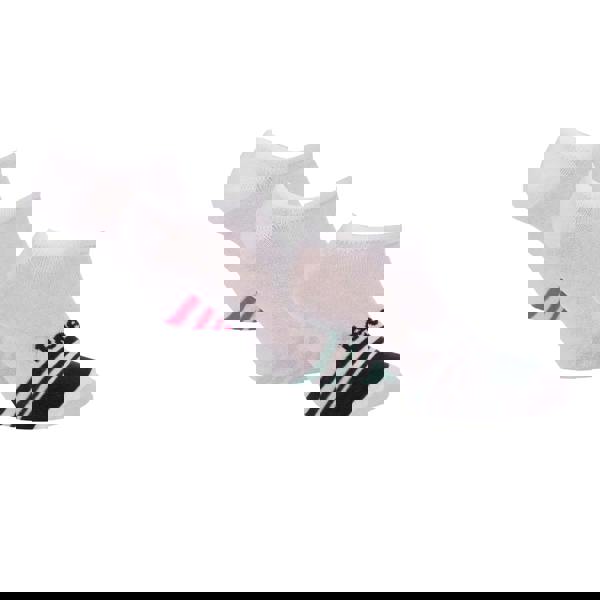 Lee Womens/Ladies Striped Liner Socks (Pack of 3) - White - 