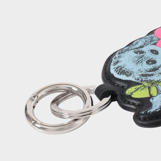 GANNI Puppy Keyring Baby Blue