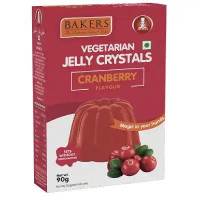 BAKERS JELLY CRYSTALS CRANBERRY 90g