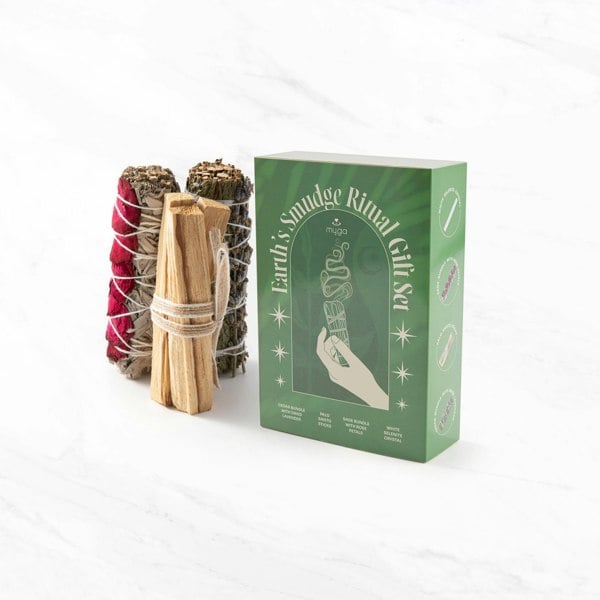 Myga Earth’s Smudge Ritual Gift Set – Cleanse, Ground & Uplift
