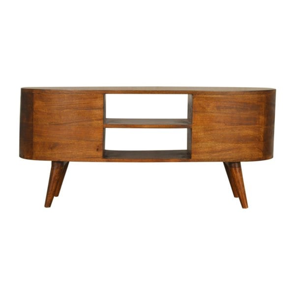 Artisan Furniture Chestnut Wave Entertainment Unit