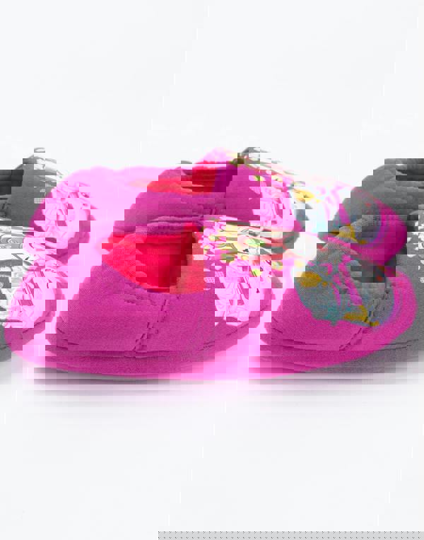 Shopkins Girls Pink Poppy Corn & D'Lish Donut Slip On Loafer Slippers