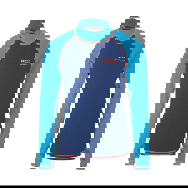 Mountain Warehouse Childrens/Kids Long-Sleeved Rash Top - Blue