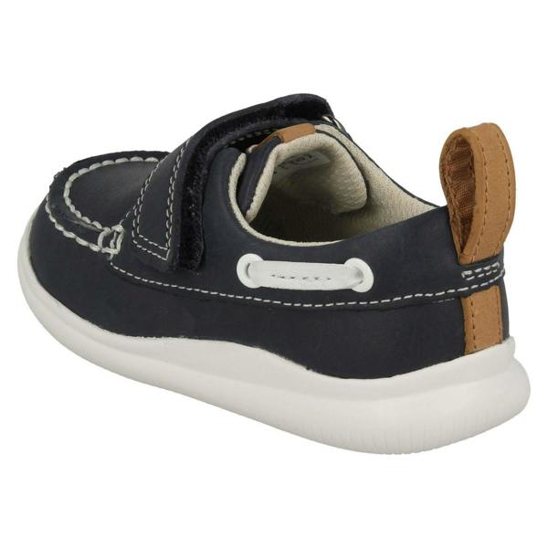 Clarks Boys Clarks Casual Boat Style Shoe Cloud Snap