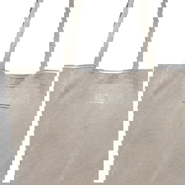 Assots London 'PAIGE' Pink Real Leather + Rose Gold Metallic Leather Tote Bag