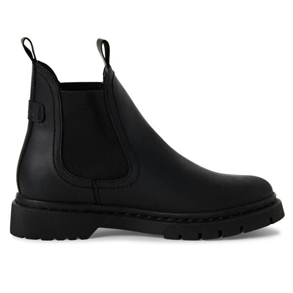 Tamaris Womens Black Leather Classic Chelsea Ankle Boots