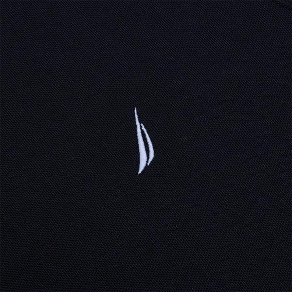 Nautica Mens Starboard Logo Crew Neck T-Shirt - Black - 