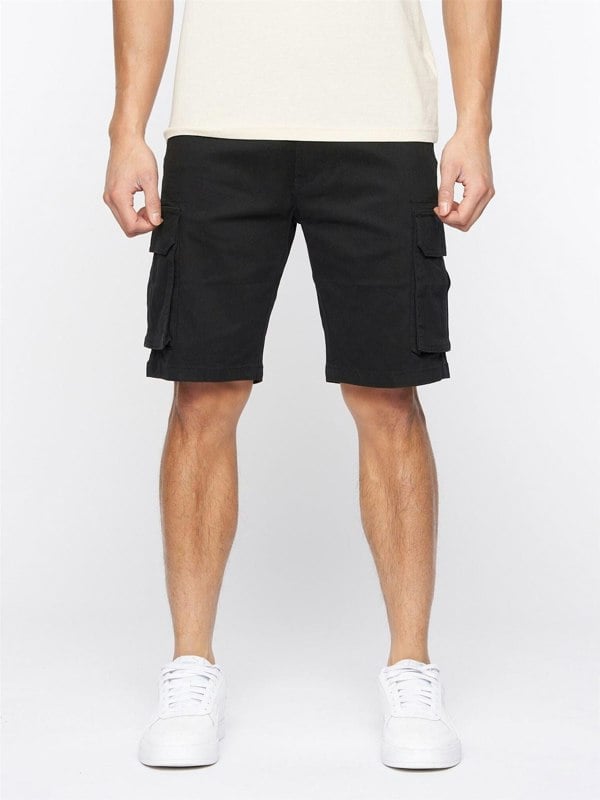 Crosshatch Frentons Cargo Shorts Black