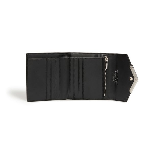 Diana Black Small Vegan Sustainable Bifold Wallet