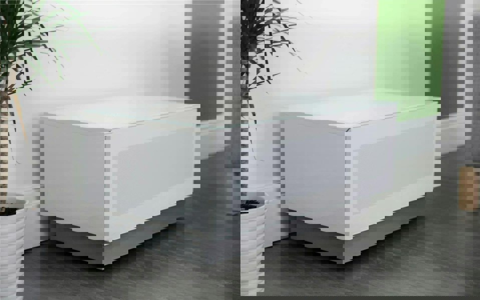 Dorel Home Alphason TV-Stand with 1 Flap White - 850mm