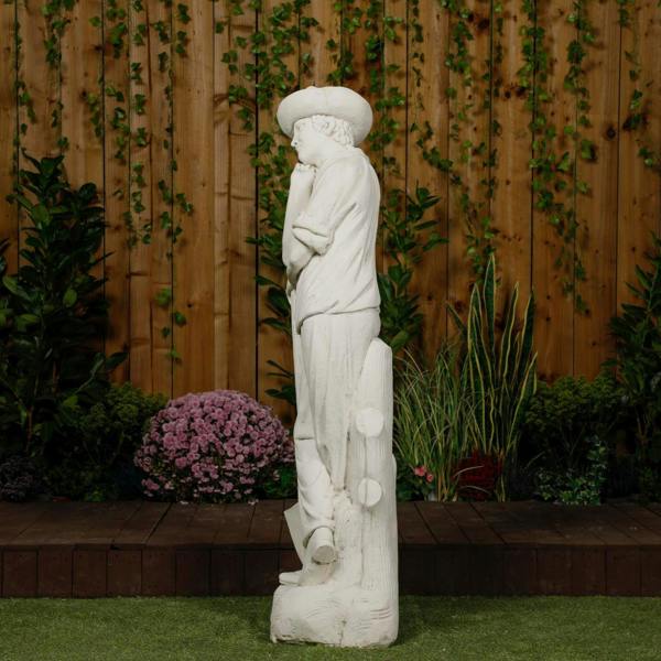 Farmer leaning on a spade Life size  Statue 55' or 139 cm