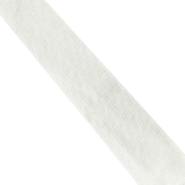 Dunhill geometric logo patterned silk tie in off white