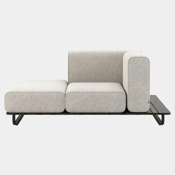 Domkapa Rios Chaise Longue with Right Armrest