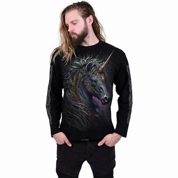 Spiral Direct CELTIC UNICORN - Longsleeve T-Shirt Black