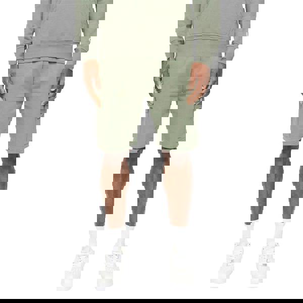 Crosshatch Mens Bardon Cargo Shorts - Olive - 