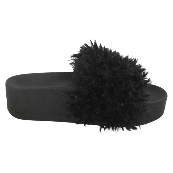 Spot On Ladies Spot On High Flatform Mule