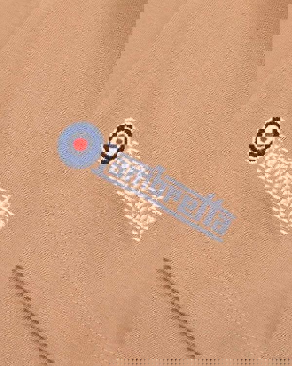 Lambretta Mens Classic Retro Stripe Logo Mod Ska Casual T-Shirt