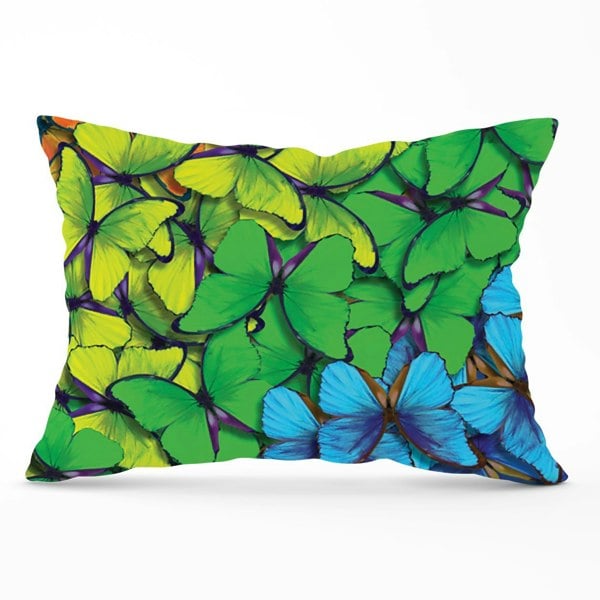 Warren Reed Multicoloured Butterflies Cushions