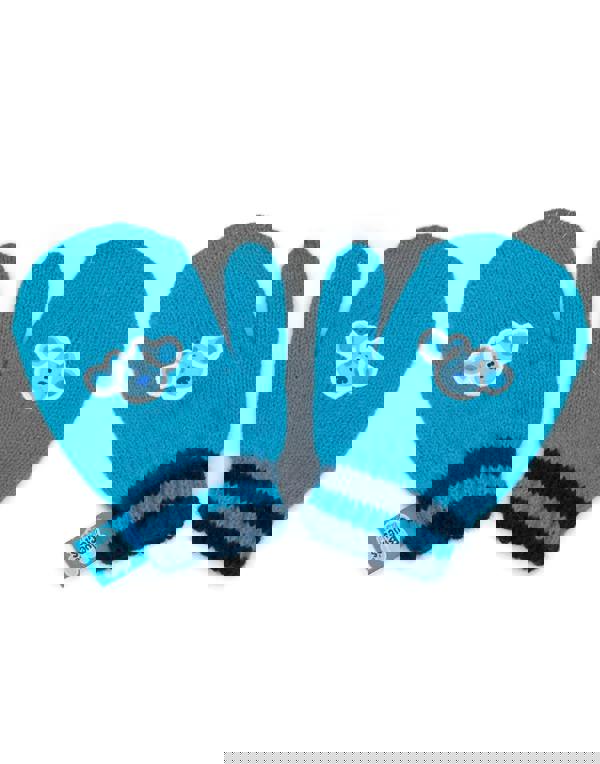 Blue's Clues & You! Unisex Kids Blue Beanie and Gloves Set (One Size)