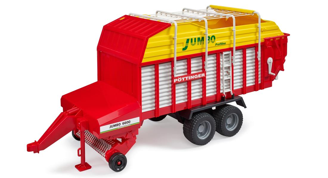 Bruder P ttinger Jumbo 6600 Profiline Forage trailer Detailed Vehicle & Playset Model
