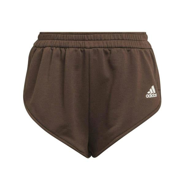 Adidas Womens/Ladies Cotton Blend Running Shorts - Brown - 