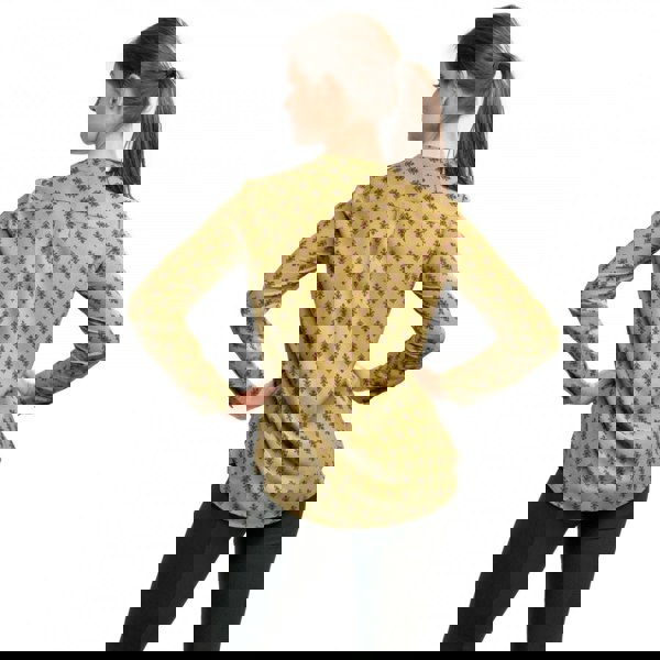 French Connection Elise Crepe Light LS Collarless