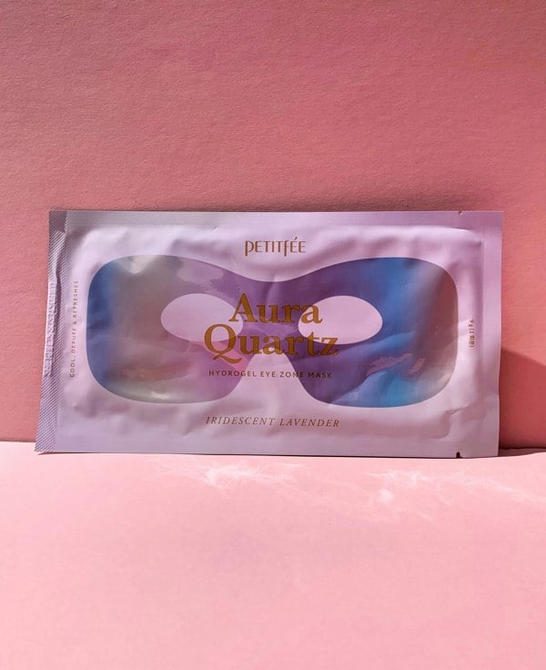 PETITFEE Aura Quartz Hydrogel Eye Zone Mask – Iridescent Lavender