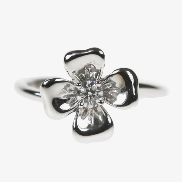 T. H. Baker 18ct Diamond Clover Ring 0670 0069 K