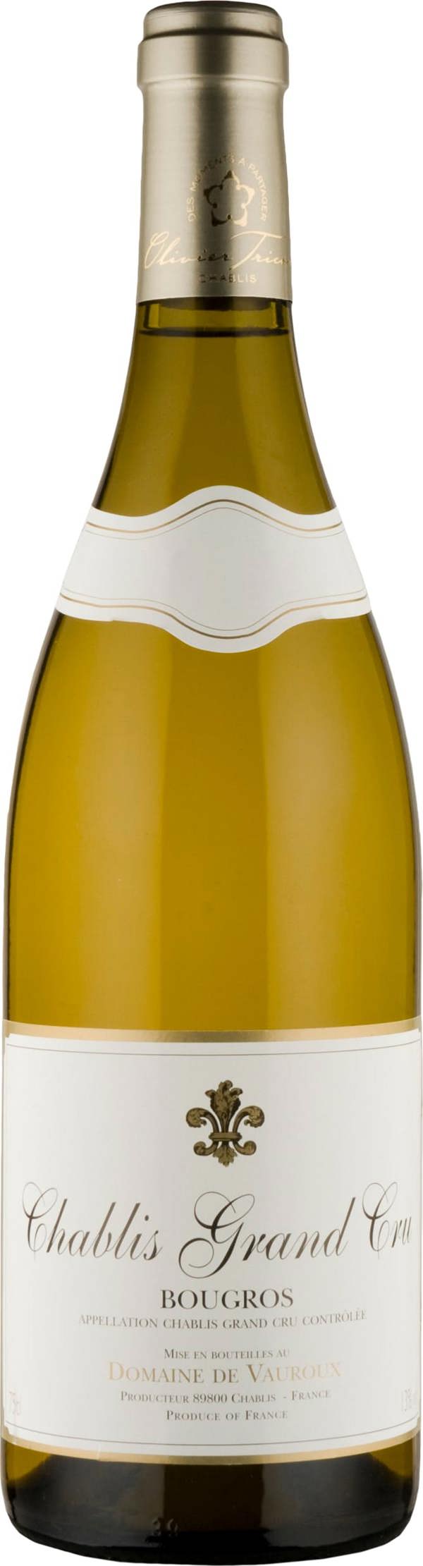 Domaine de Vauroux Chablis Grand Cru Bougros 2025 75cl