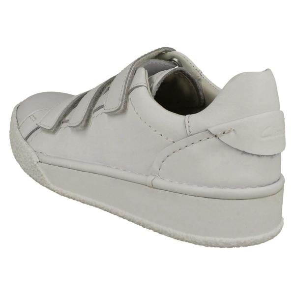 Clarks Ladies Clarks Hook And Loop Fastening Trainers CraftCup Strap