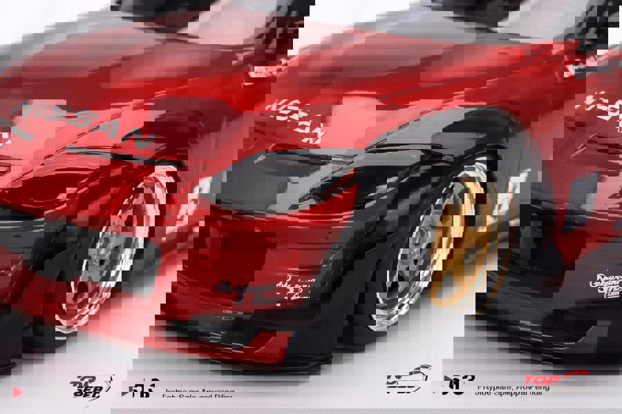 TSM Nissan Z RZ34 Pandem Passion Red 1:18 Scale TSM TS0513