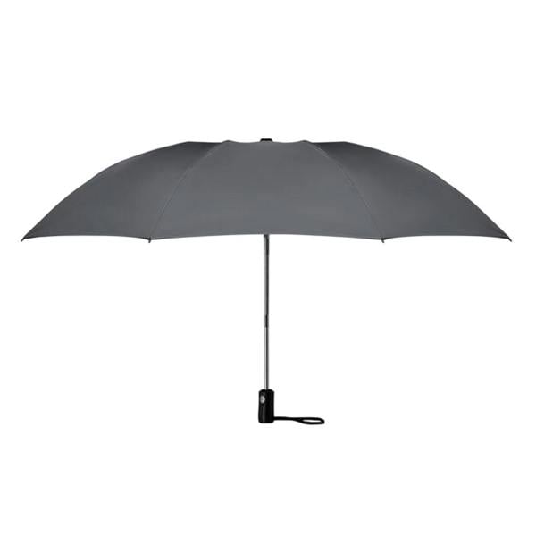 MidOcean Dundee Foldable Reversible Folding Umbrella - Grey - 