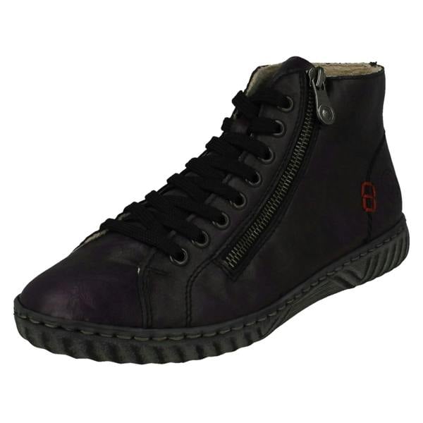 Rieker Ladies Rieker Fleeced Lined Ankle Boots N0921